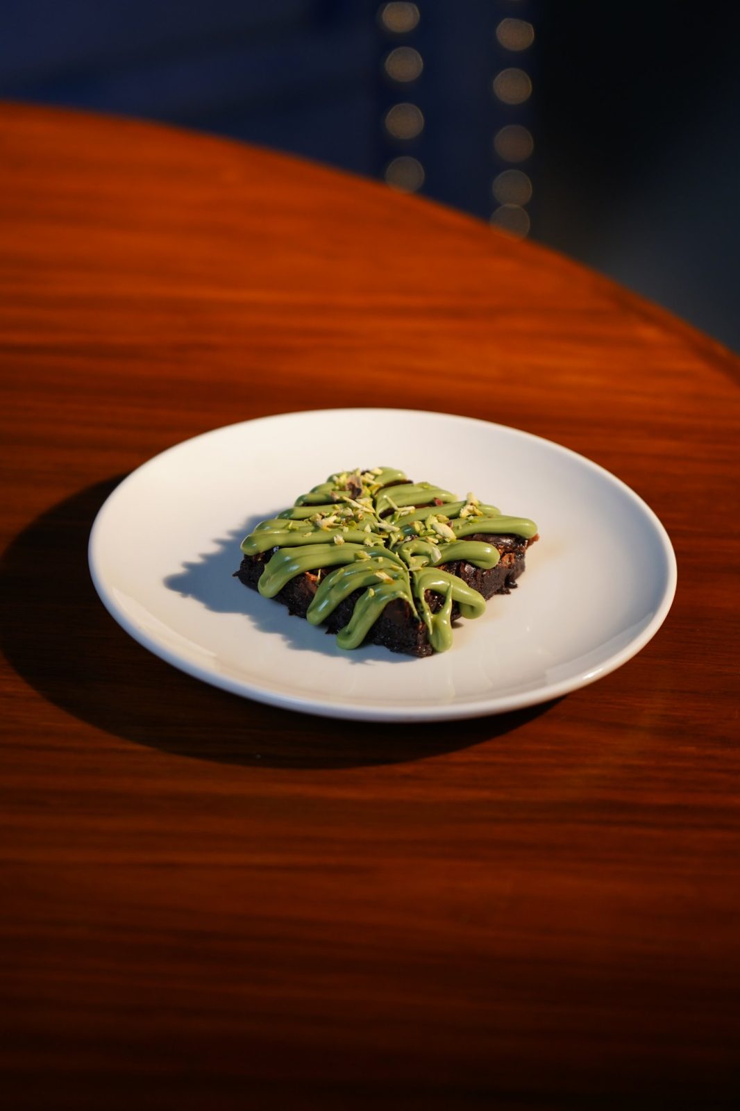 Pistachio brownie